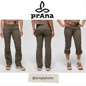 NEW - Prana Halle Pant Women's Olive Straight Leg - SIZE 10